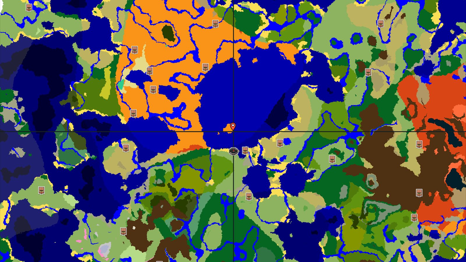 Spawn in Plains with a Jungle and Desert Nearby — Minecraft seed preview
