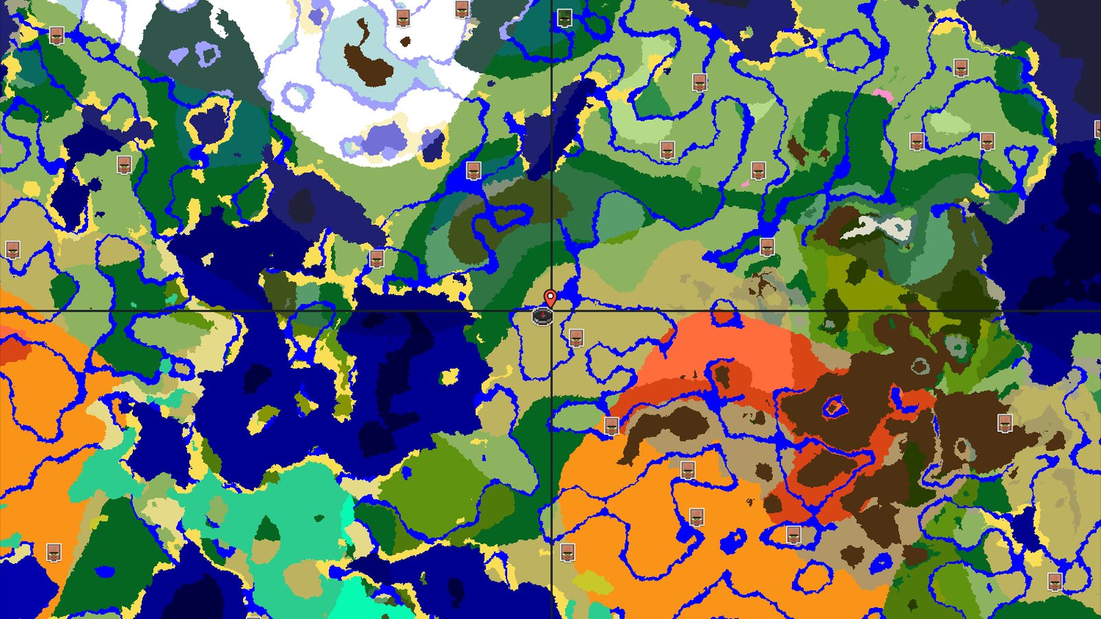 Savanna Start with a Close Village and Lush Caves — Minecraft seed preview