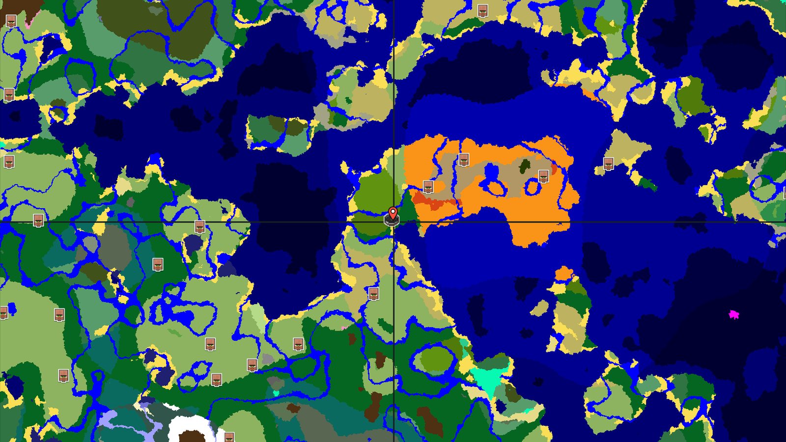 Jungle Spawn with Nearby Trail Ruins and Desert — Minecraft seed preview