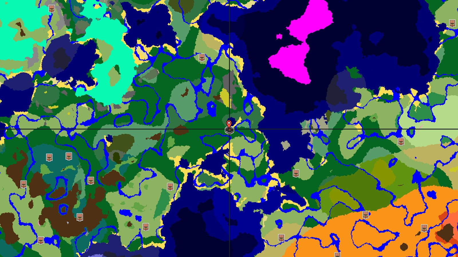Windswept Hills Overlooking a Forest Lake — Minecraft seed preview