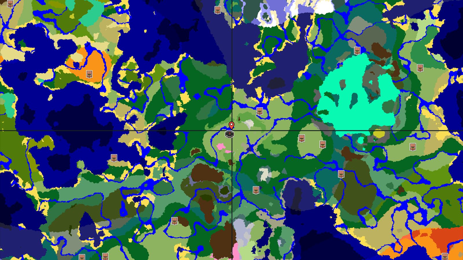 Dappled Forest Valley with Nearby Cherry Grove — Minecraft seed preview
