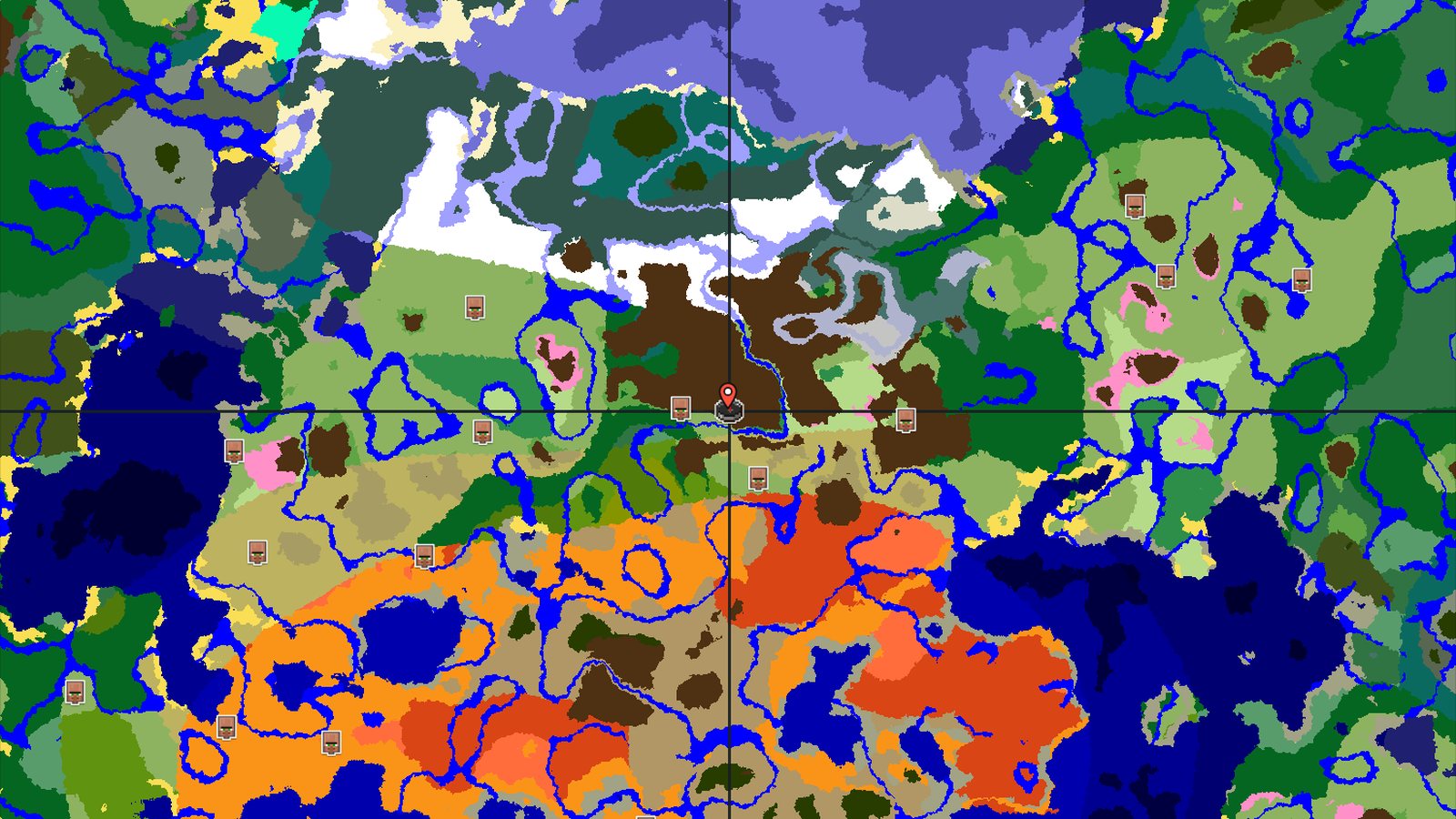 A Modest Meadow Start with Nearby Treasures — Minecraft seed preview