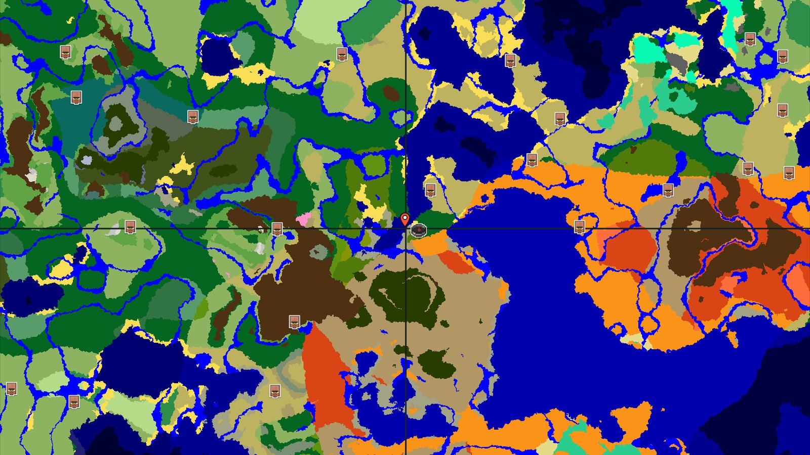 Ancient City Near Desert, Badlands, and Jungle — Minecraft seed preview