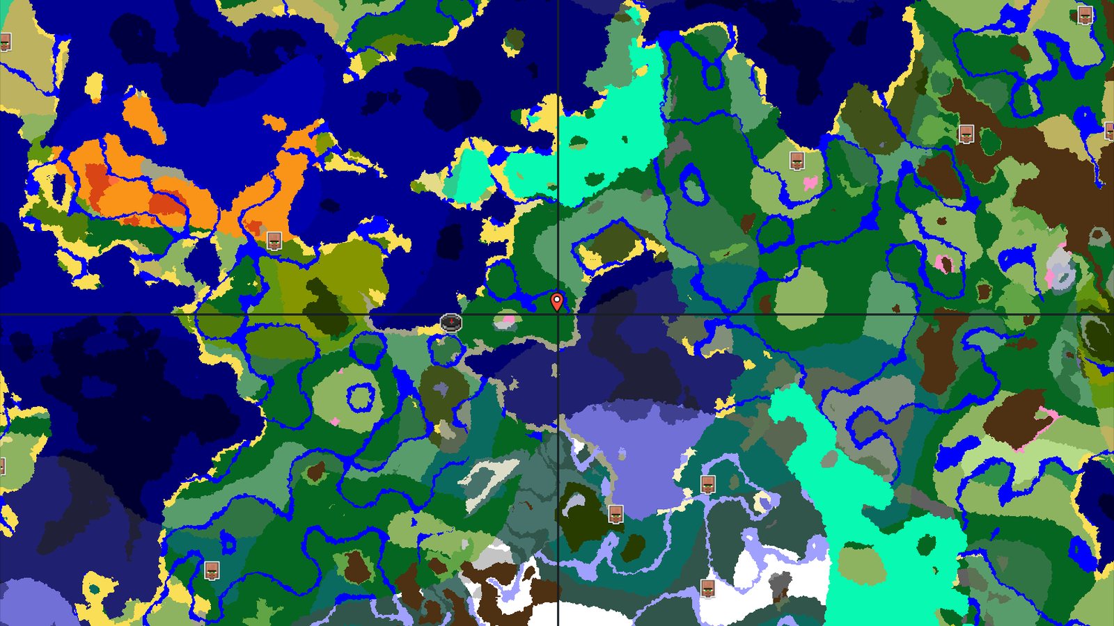 Spawn in Old Growth Birch, Near a Cherry Grove — Minecraft seed preview