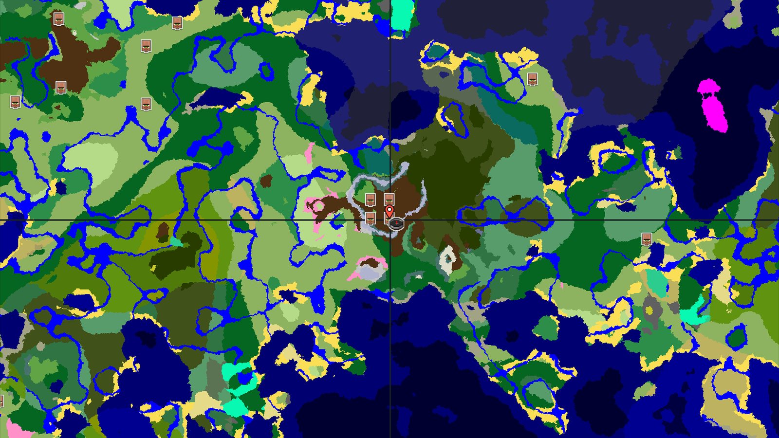 Spawn in a Grove, With a Village Right Next Door — Minecraft seed preview