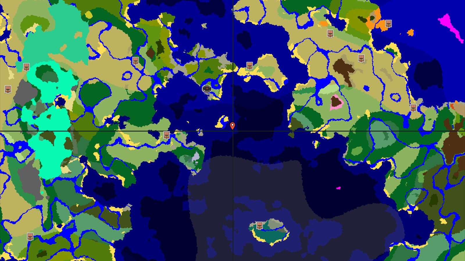 Jungle Temple, Trial Chambers, and Monument Near Spawn — Minecraft seed preview
