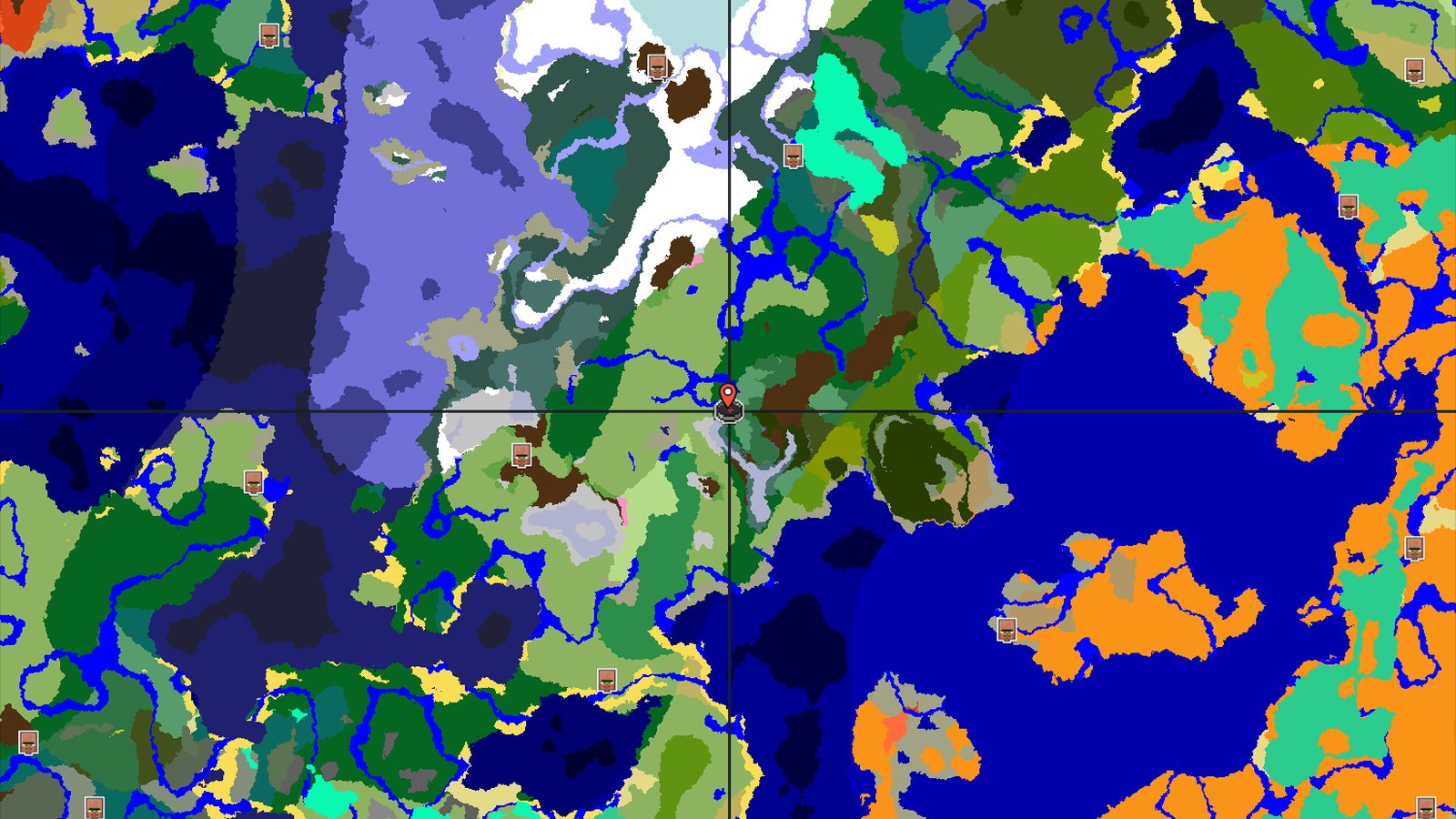 Frozen Peaks and Ancient City Near Spawn — Minecraft seed preview