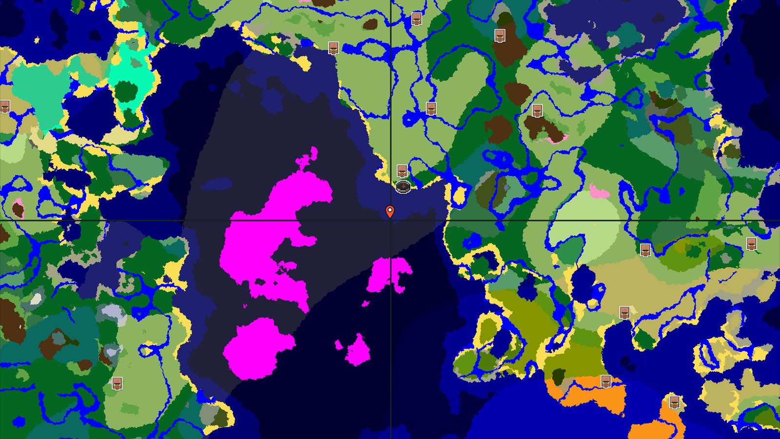Spawn Near a Ruined Portal and Village — Minecraft seed preview