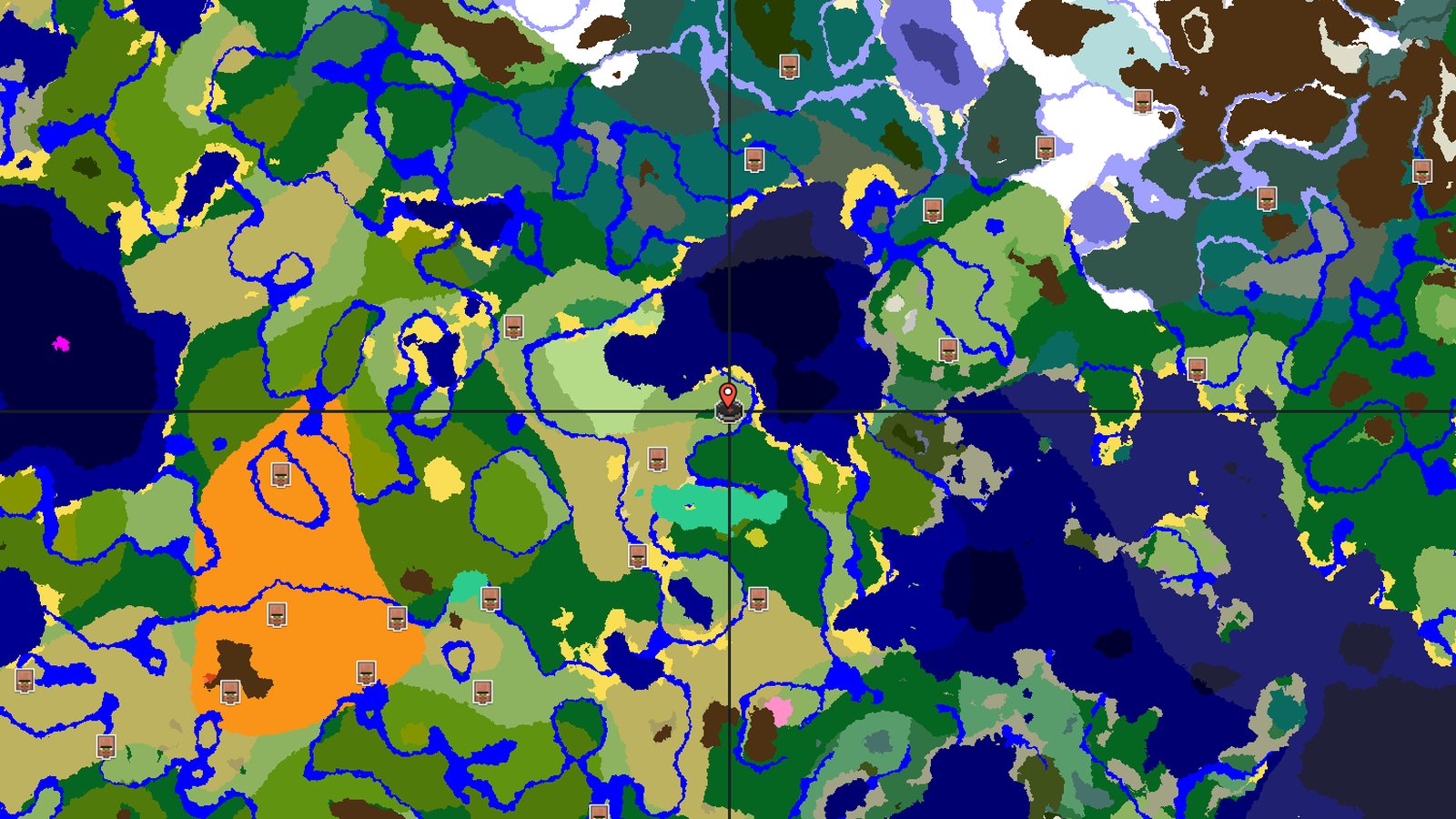 Ruined Portal at Spawn with Jungle Temple — Minecraft seed preview