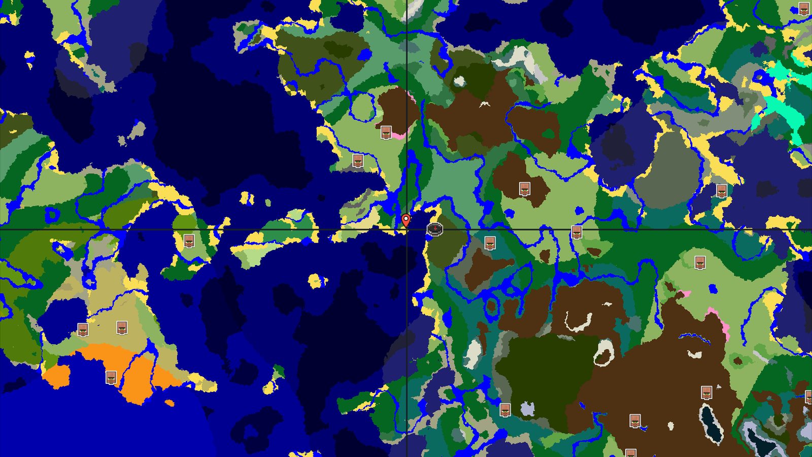 Spawn in a Dark Forest with a Woodland Mansion Nearby — Minecraft seed preview