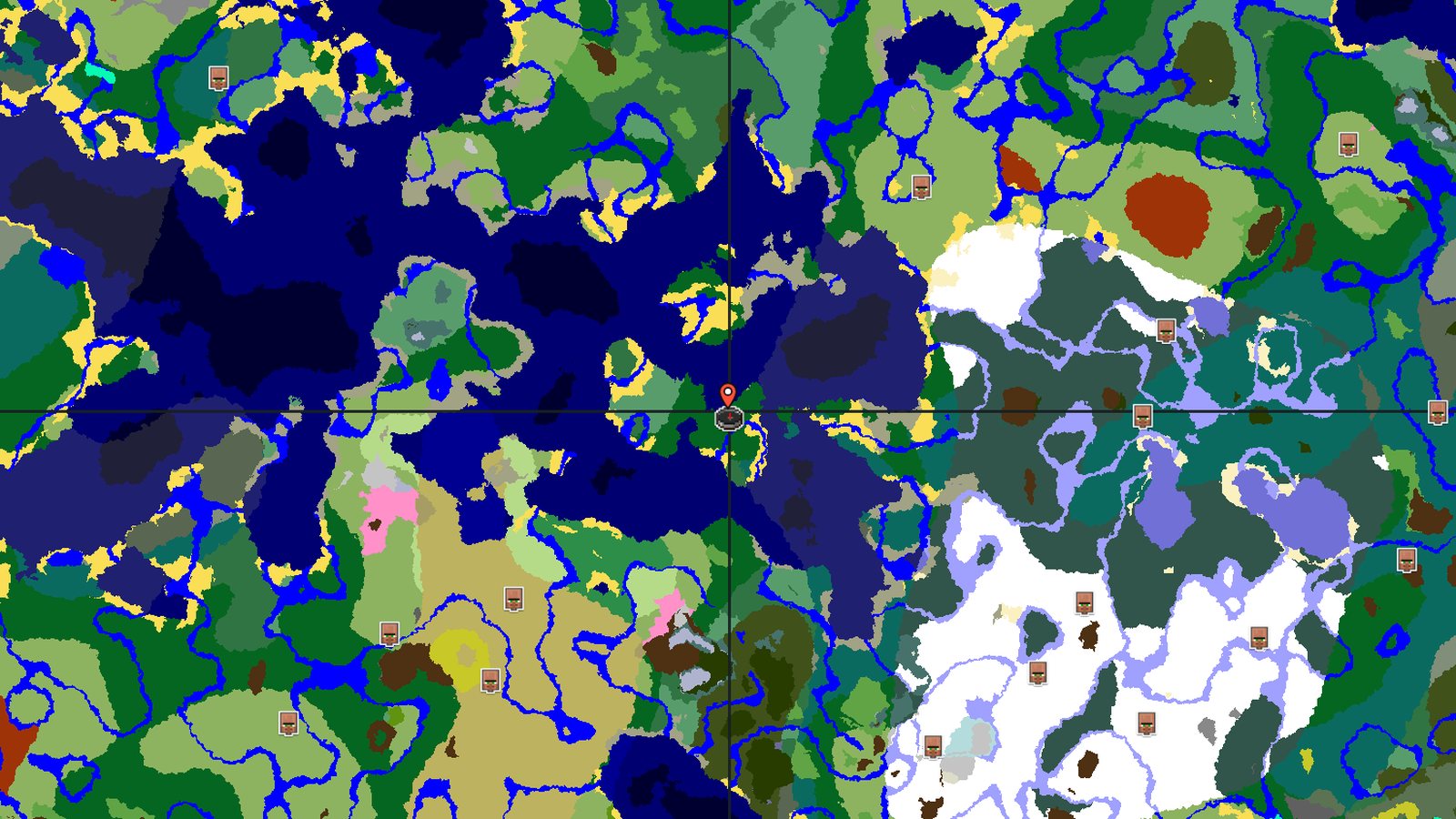 Forest Island with Buried Treasure — Minecraft seed preview