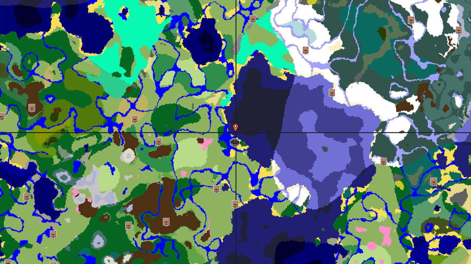 Cherry Grove and Trial Chambers Near Spawn — Minecraft seed preview