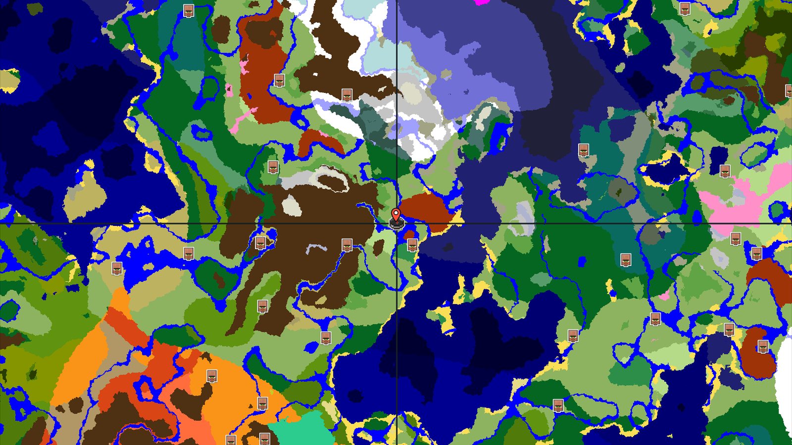 Flower Forest and Dappled Forest Near Spawn — Minecraft seed preview