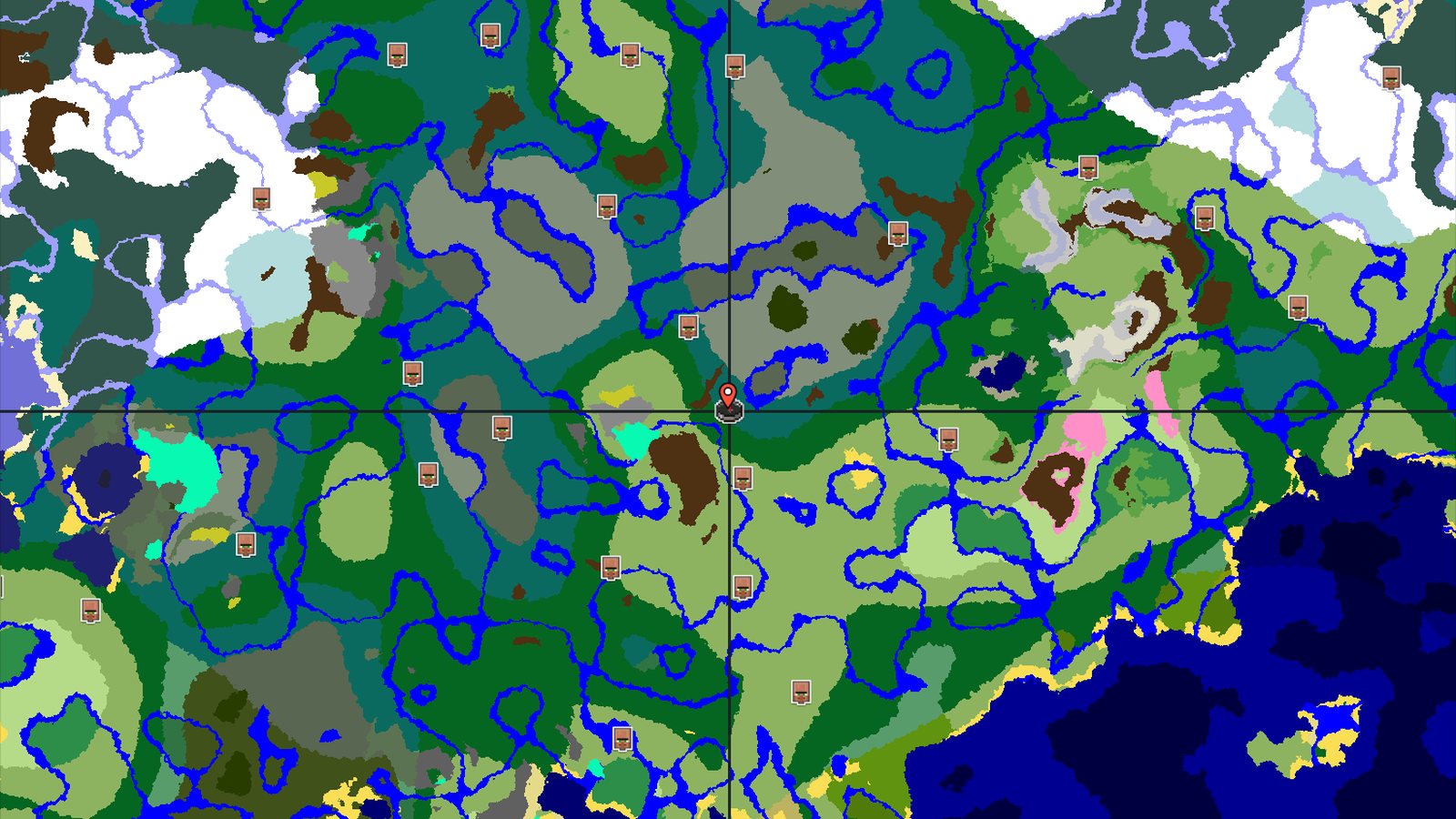 Taiga Spawn with Nearby Village and Trial Chambers — Minecraft seed preview