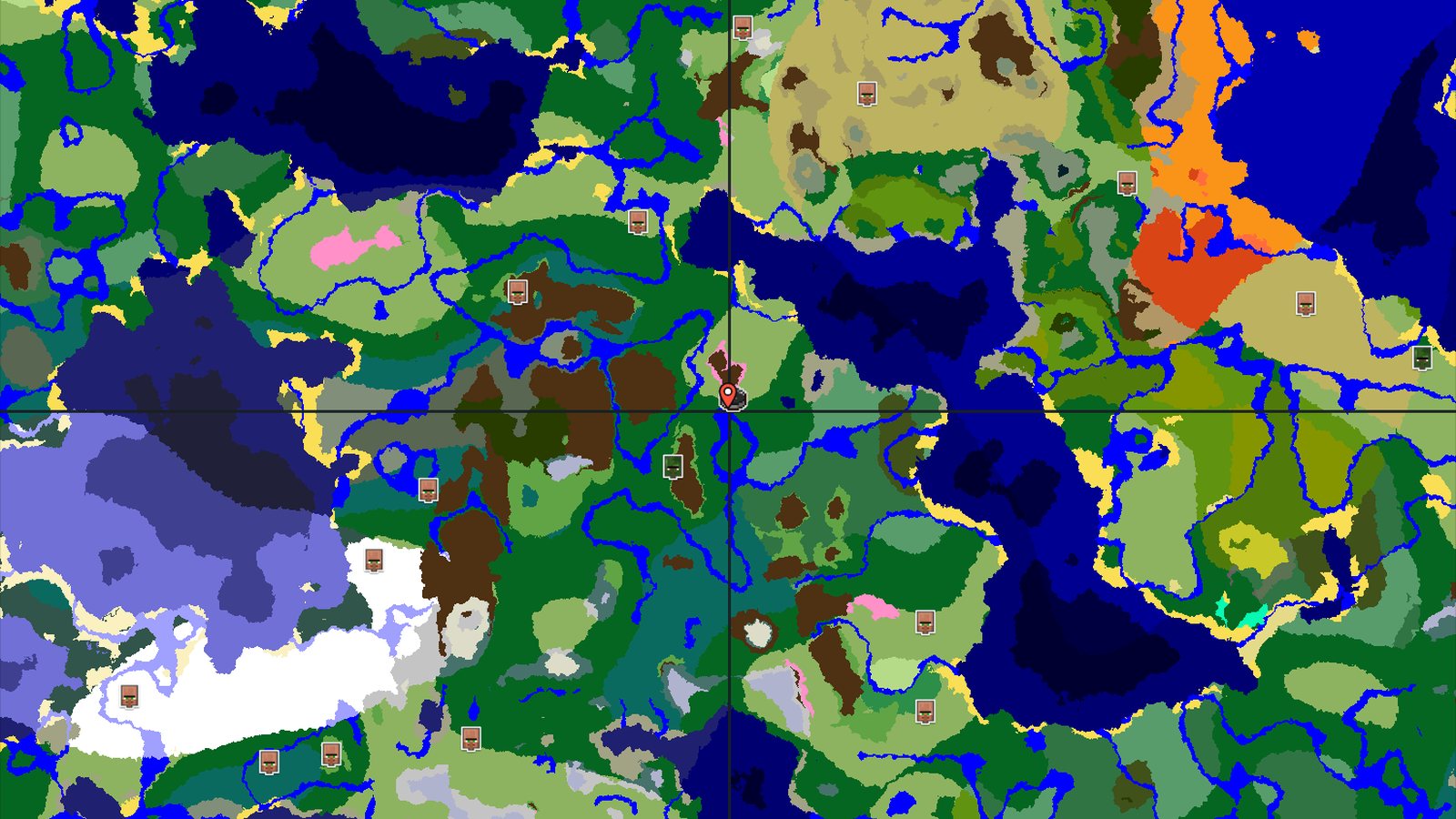 Cherry Grove Near Forest Spawn — Minecraft seed preview