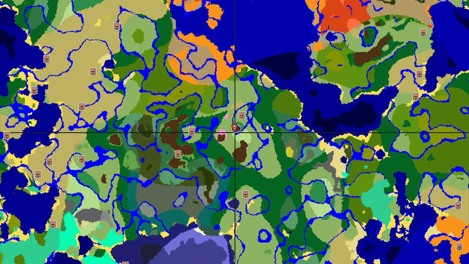 Flower Forest Start with Nearby Cherry Grove and Village — Minecraft seed preview
