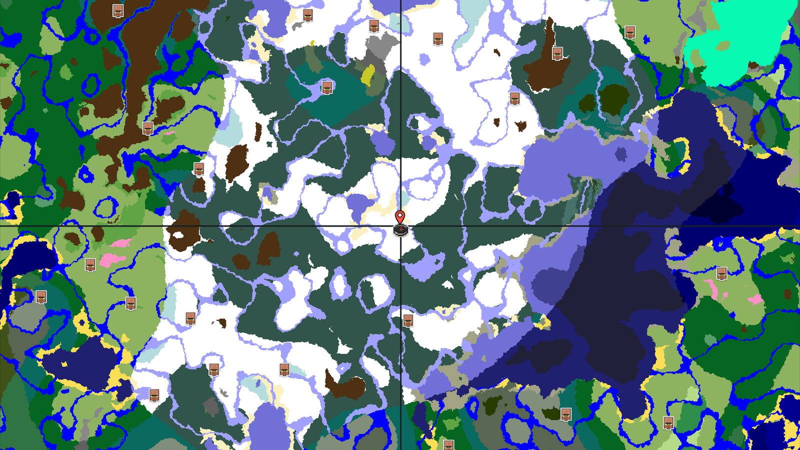 Ice Spikes Near Spawn in a Snowy World — Minecraft seed preview