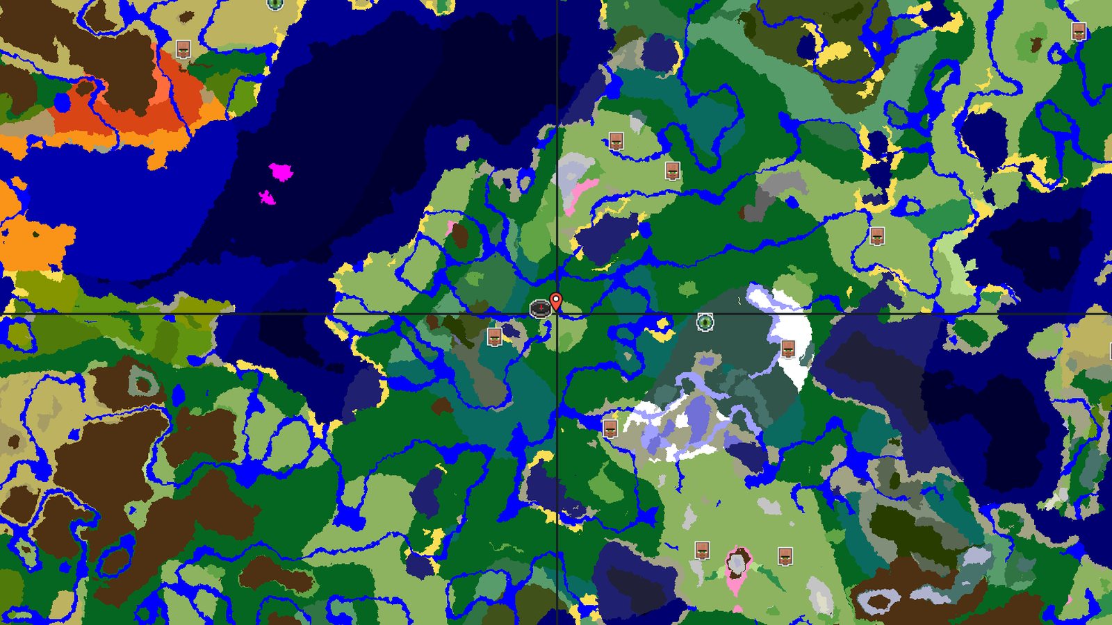 Forest Spawn Near Village and Trial Chambers — Minecraft seed preview