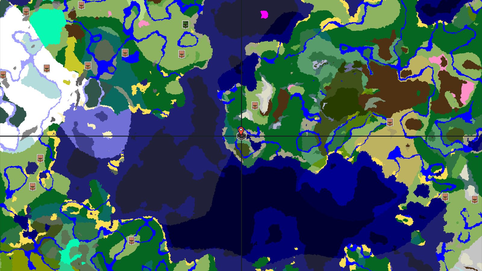 Old Growth Birch Forest Spawn with Nearby Peaks — Minecraft seed preview