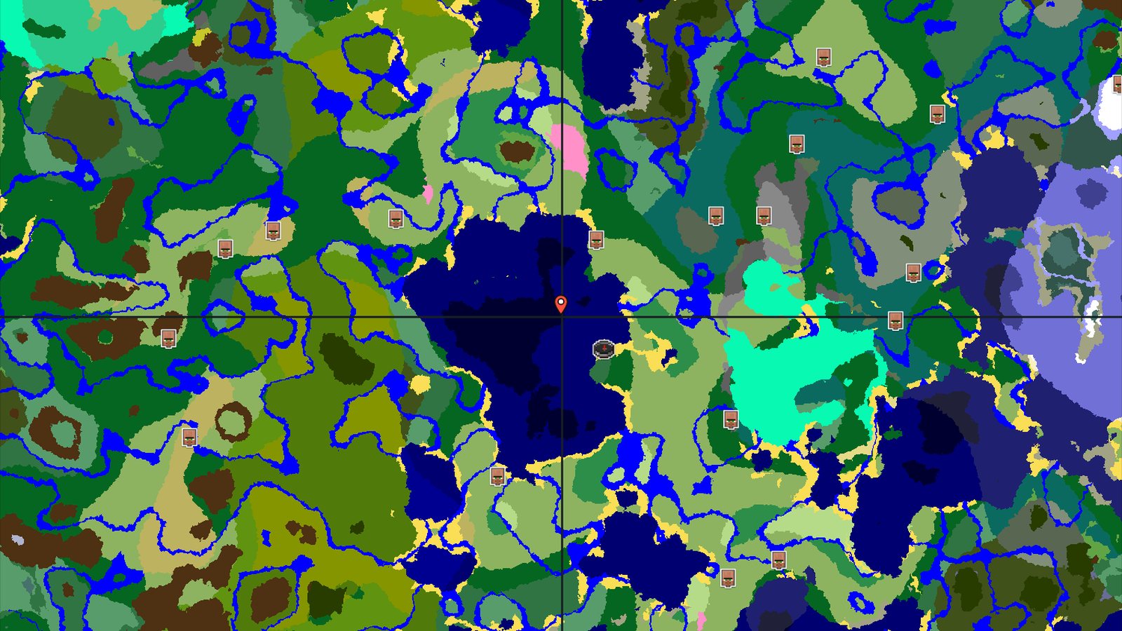 Spawn in a Birch Forest, near a Flower Forest — Minecraft seed preview