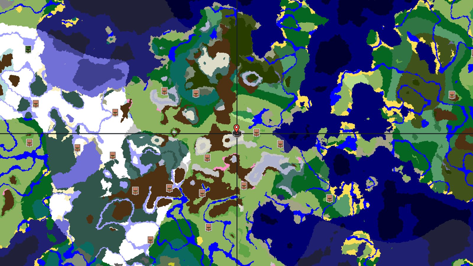Dappled Forest and Flower Forest — Minecraft seed preview