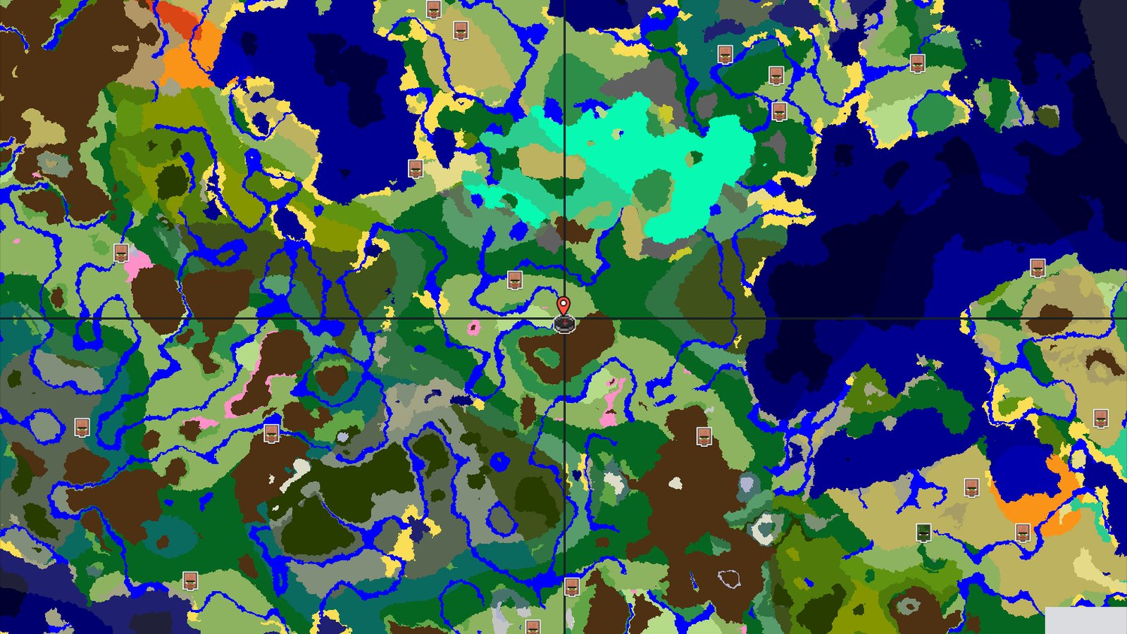 Spawn in Plains with a Flower Forest nearby — Minecraft seed preview