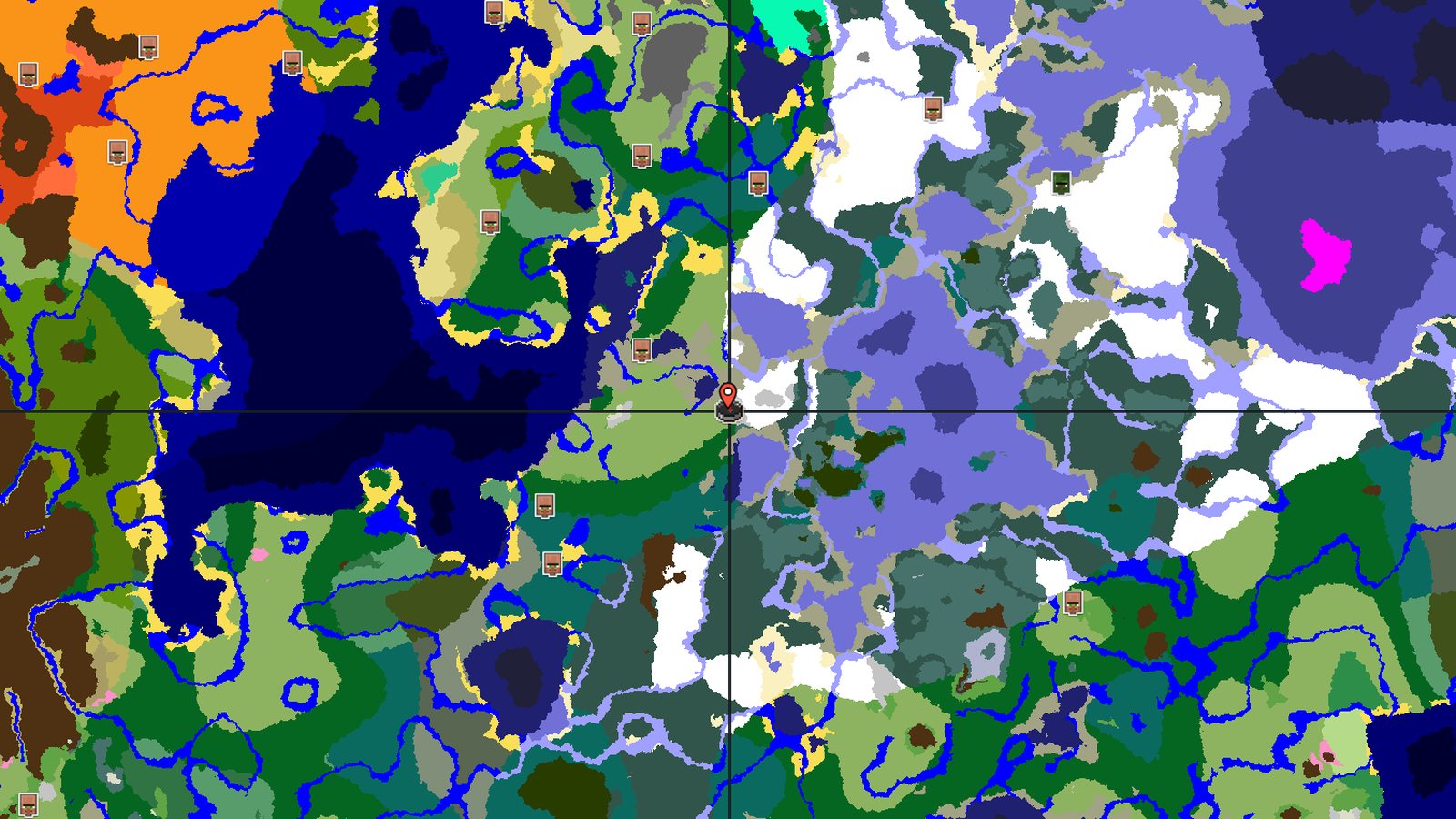 Plains Spawn Near Fast Underground Features — Minecraft seed preview