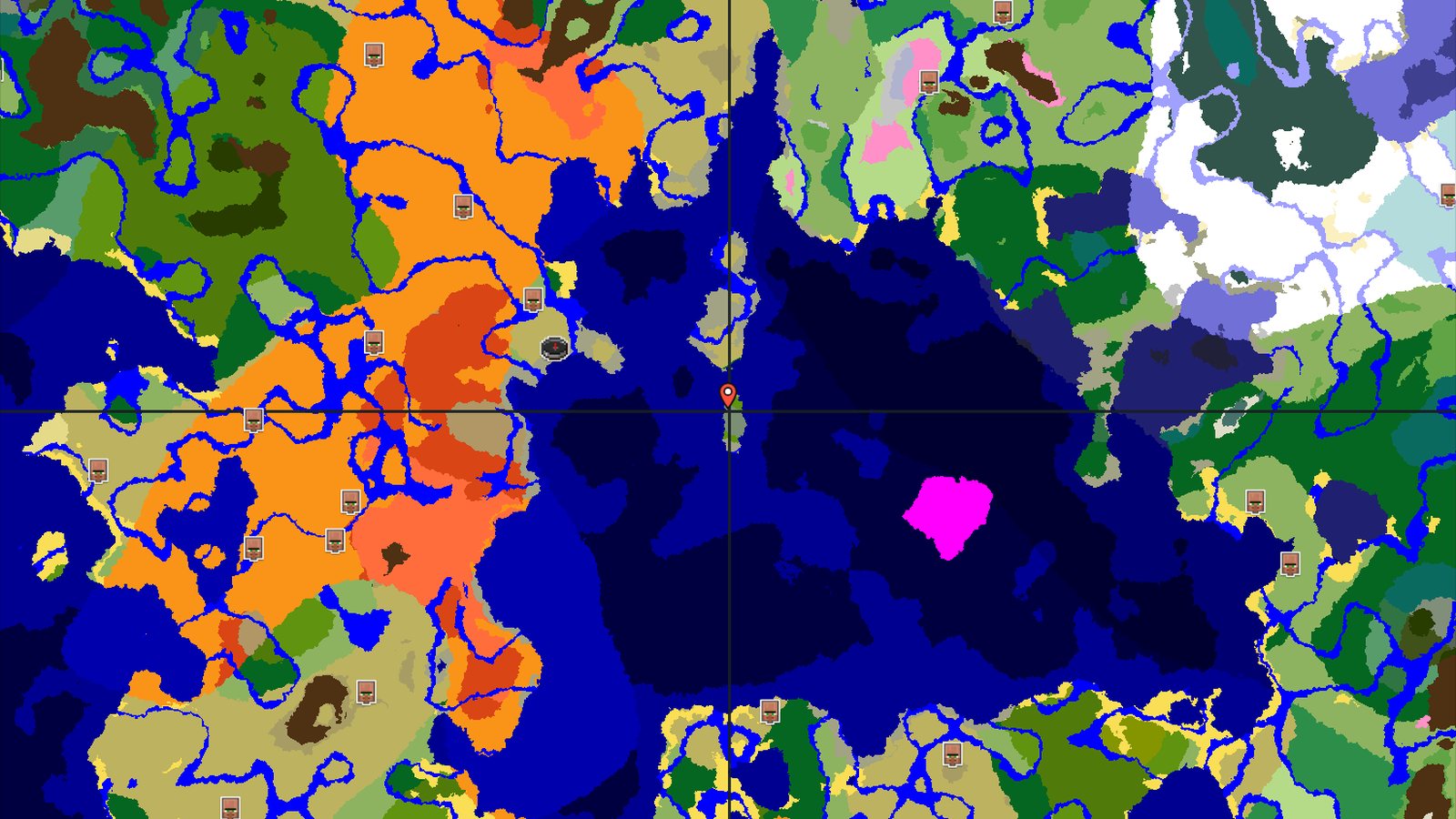 Savanna Spawn with Eroded Badlands Nearby — Minecraft seed preview
