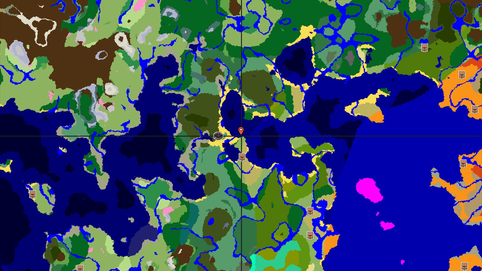 Dark Forest Spawn With Nearby Lush Caves — Minecraft seed preview