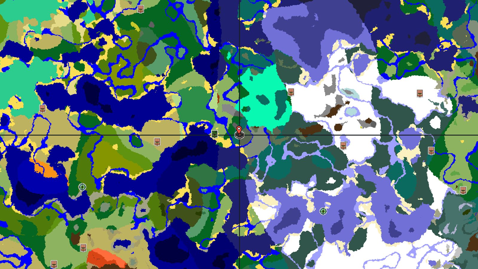 Coastal Plains with an Abandoned Village — Minecraft seed preview