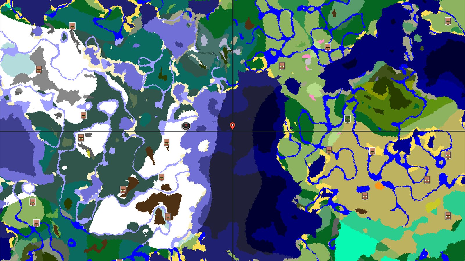 Frozen Ocean Start with Nearby Shipwreck — Minecraft seed preview