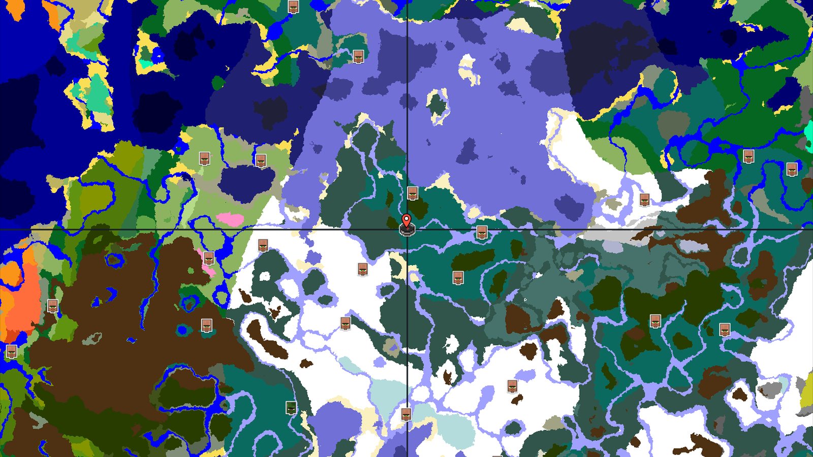 Taiga Spawn with Nearby Ruined Portal and Village — Minecraft seed preview