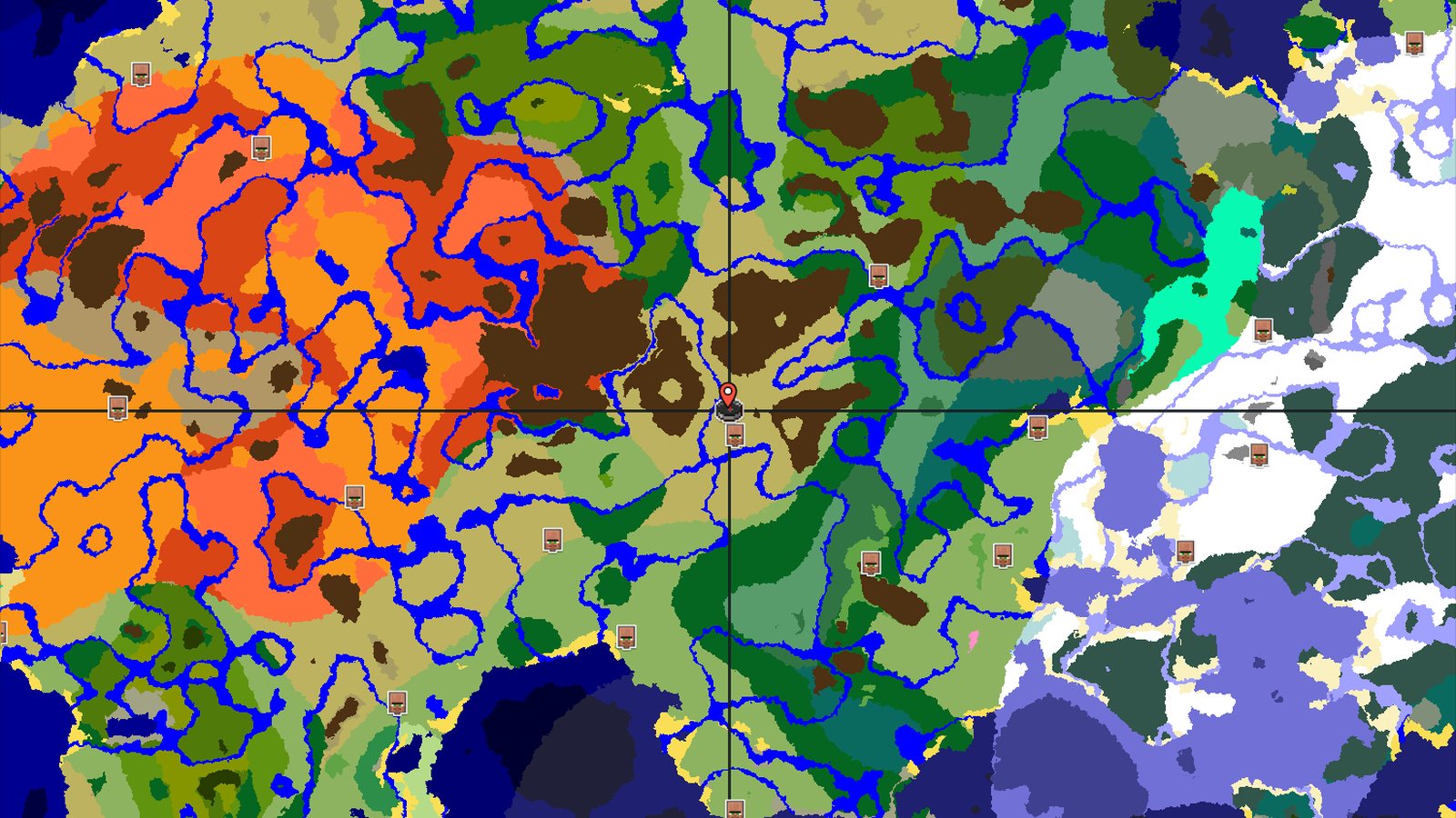 Savanna Spawn with a Village and Ancient City — Minecraft seed preview