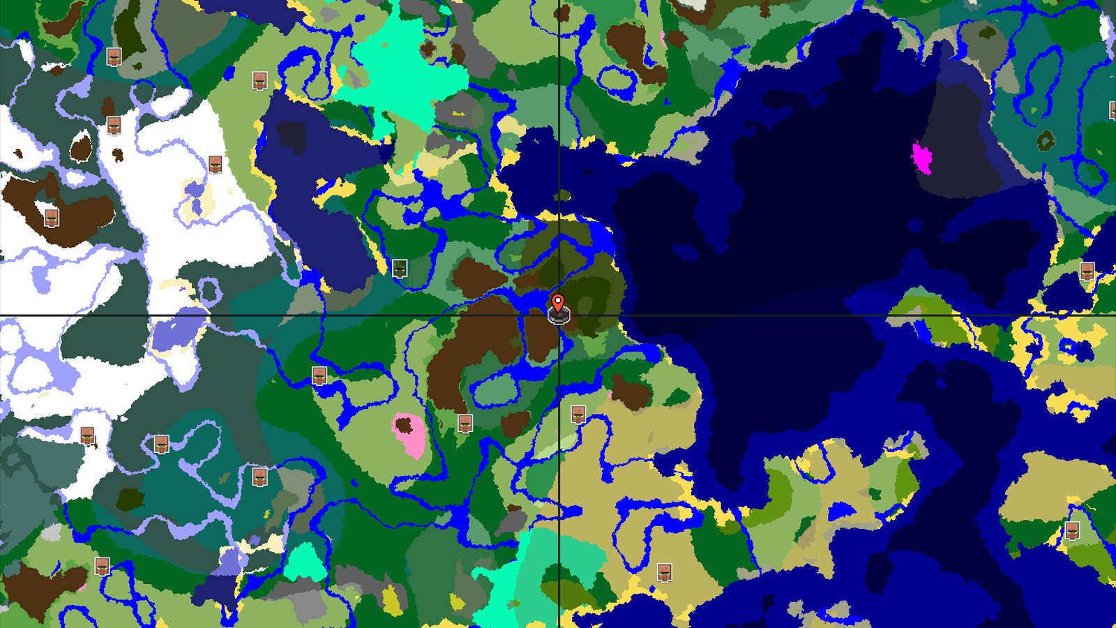 Dark Forest Spawn with a Nearby Rare Garden — Minecraft seed preview