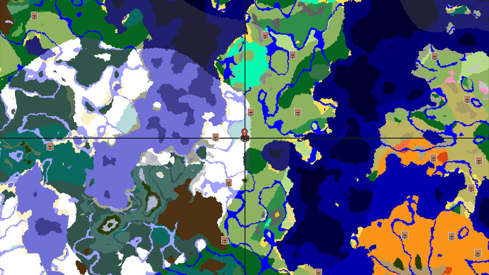 Ice Spikes Near Spawn in a Snowy World — Minecraft seed preview