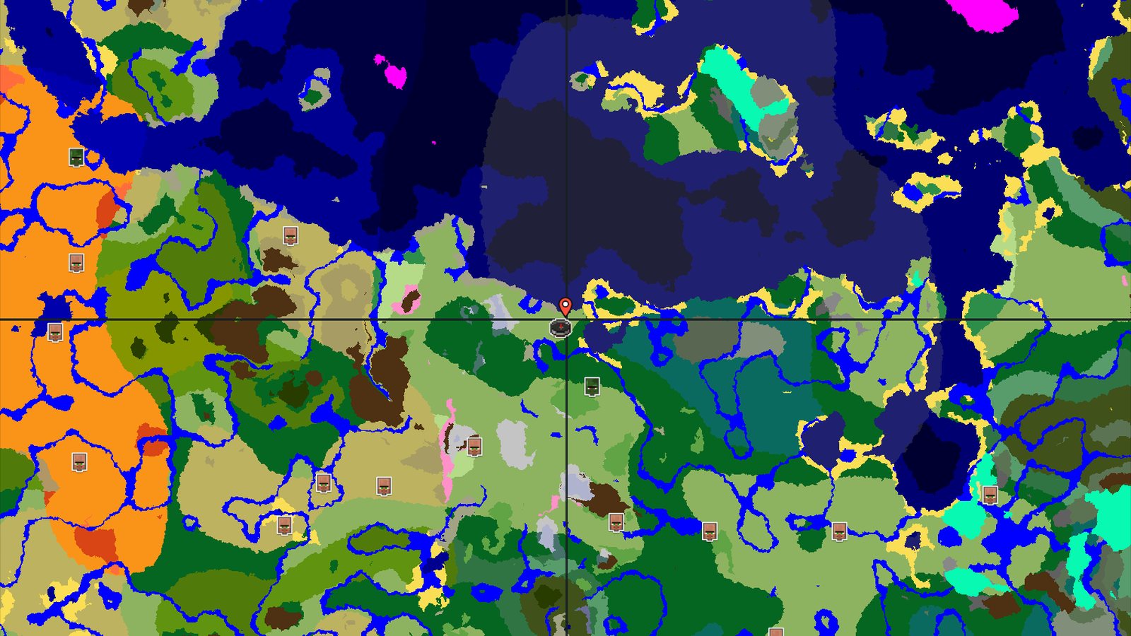 Forest Village with Snowy Slopes and Ancient City — Minecraft seed preview