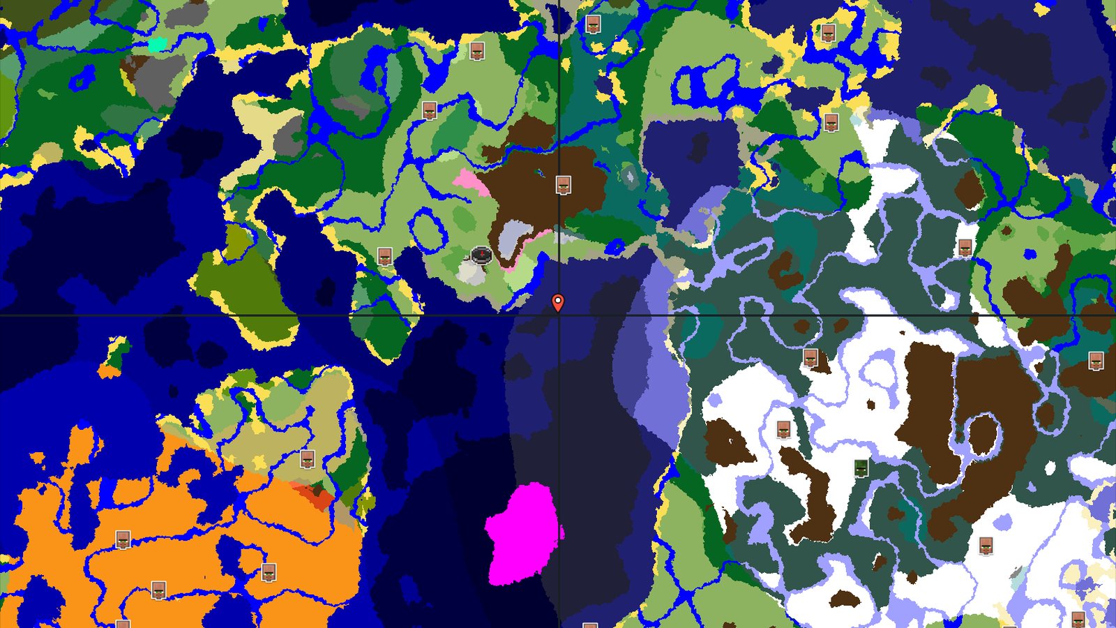 A Mountainous Coast with a Nearby Cherry Grove — Minecraft seed preview