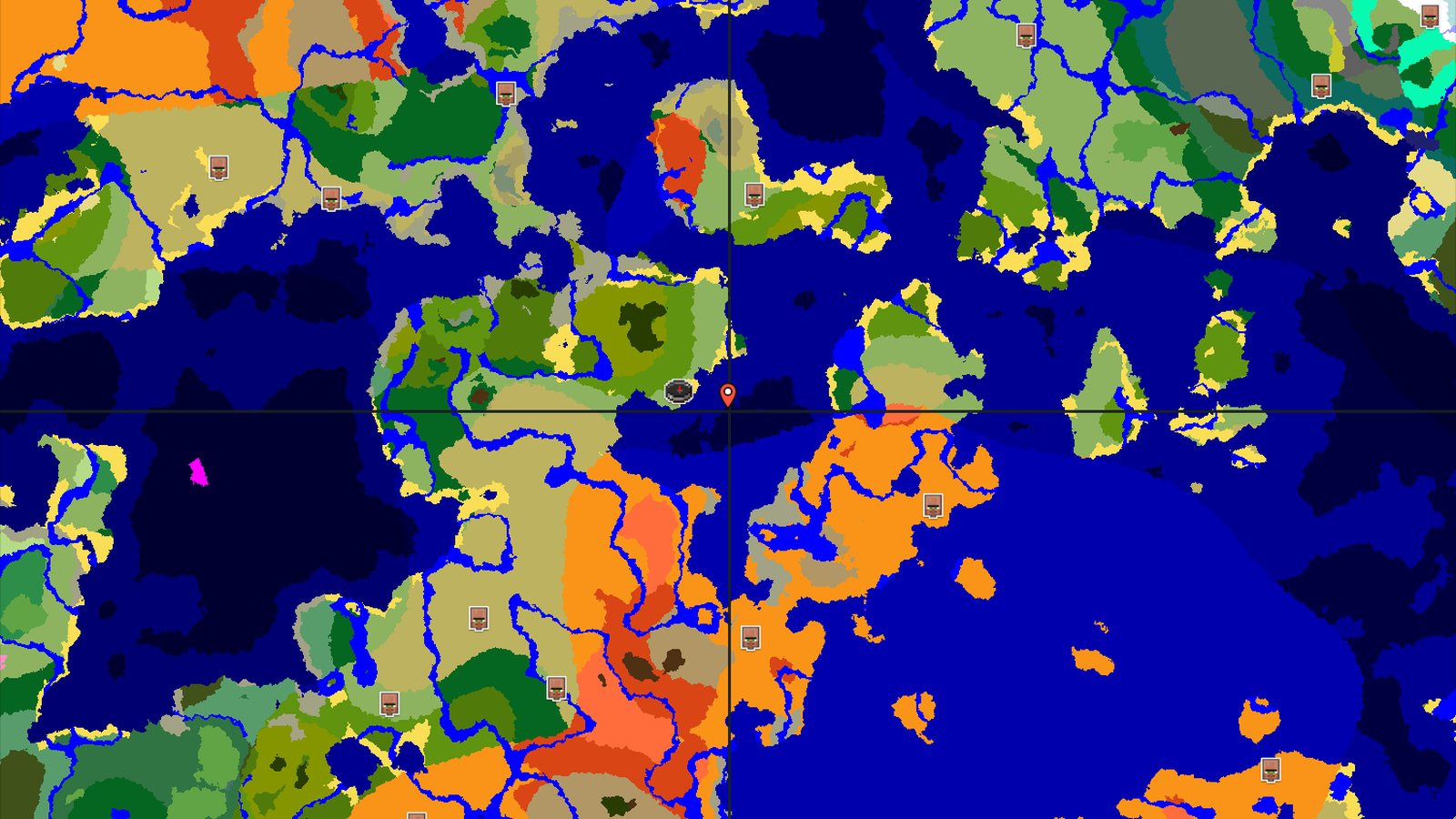 Bamboo Jungle Near Plains Spawn — Minecraft seed preview