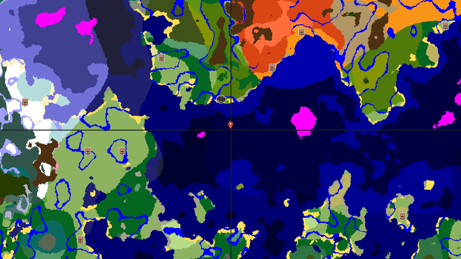 Jungle Temple and Mushroom Island — Minecraft seed preview