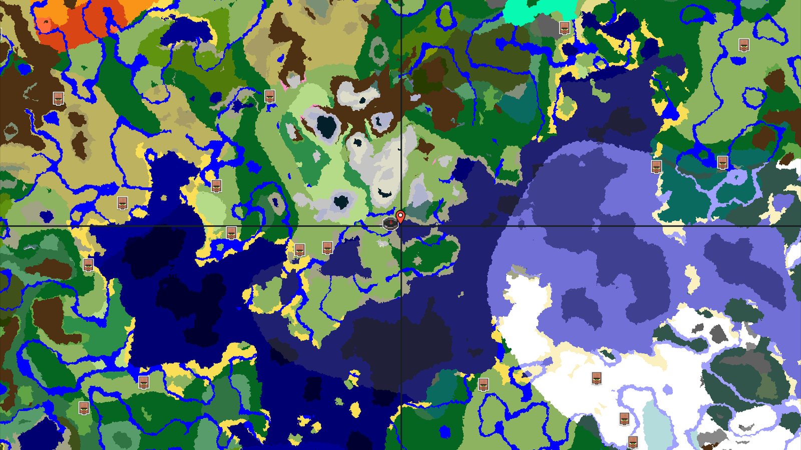 Ancient City and Igloo Near Cold Ocean Spawn — Minecraft seed preview