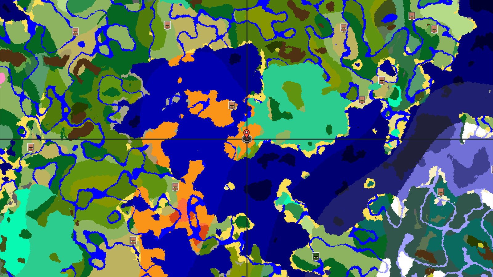 Desert Village and Jungle Biomes Nearby — Minecraft seed preview