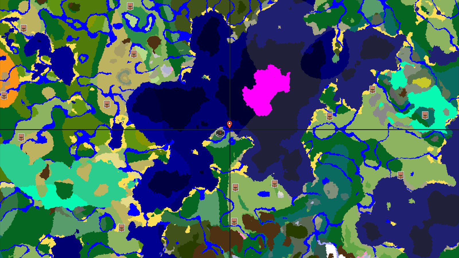 Mushroom Fields and a Jungle Peninsula — Minecraft seed preview