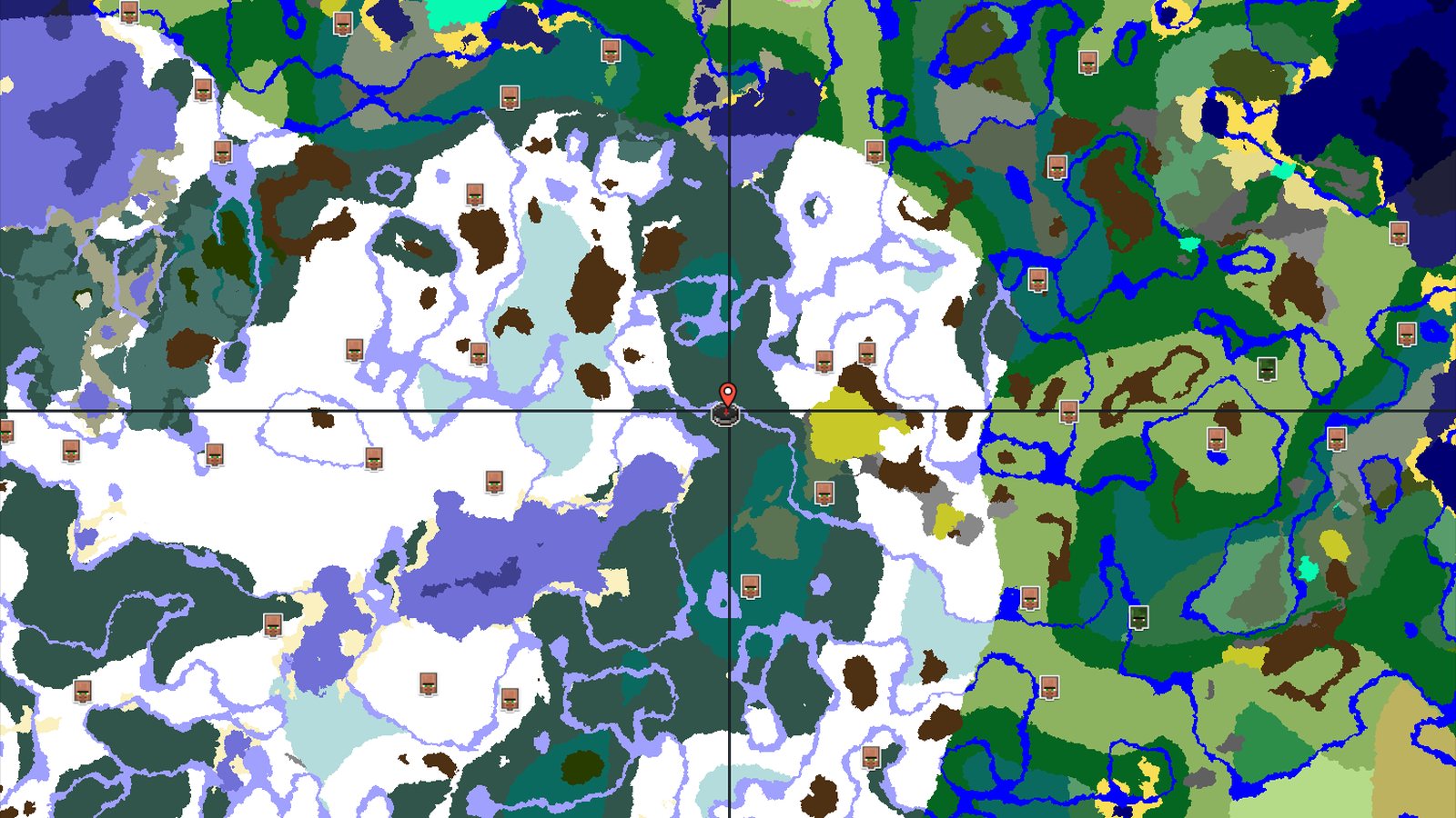 Snowy Taiga Spawn with Nearby Trial Chambers — Minecraft seed preview