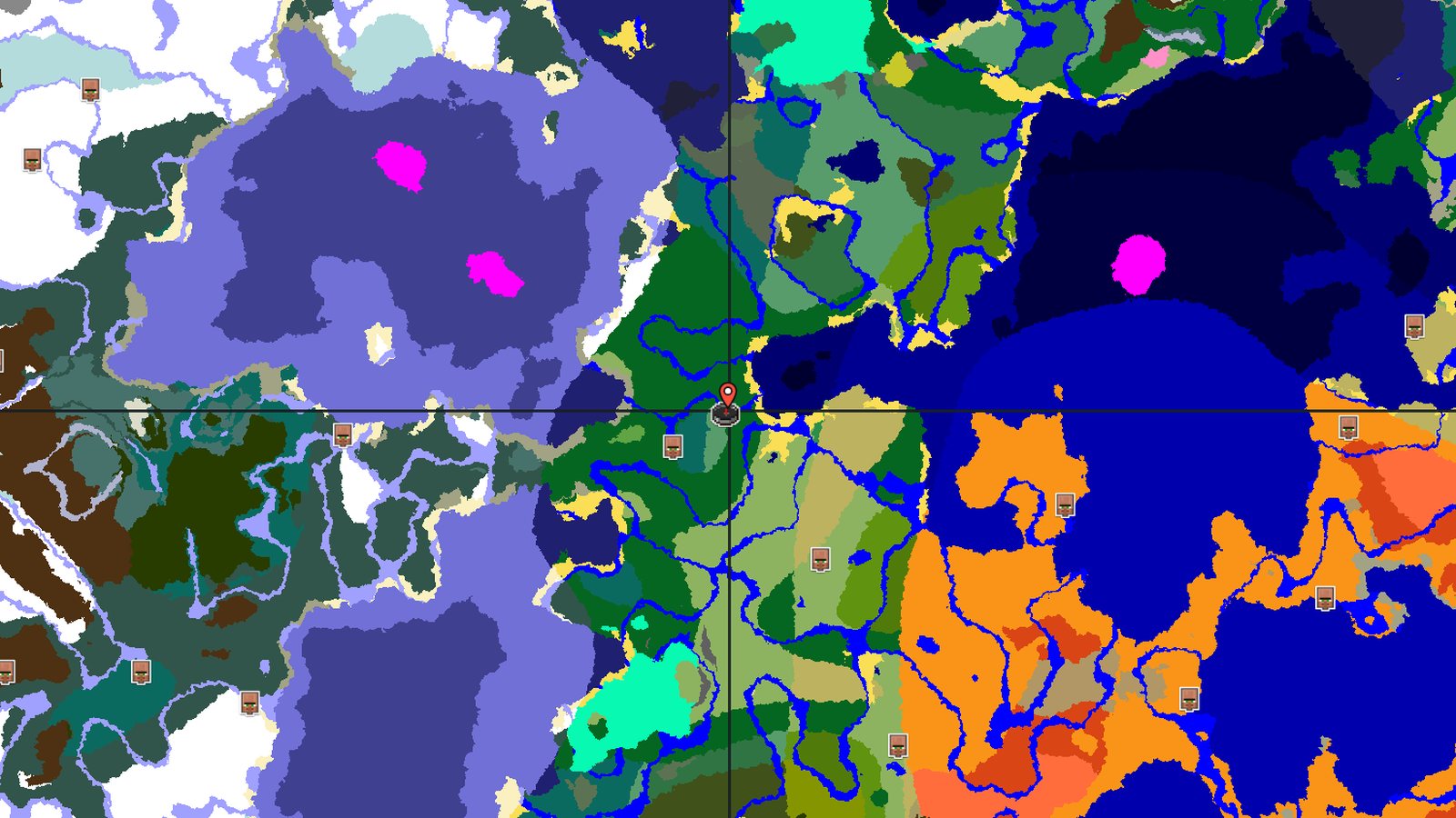 Taiga Village Near a Forest River — Minecraft seed preview