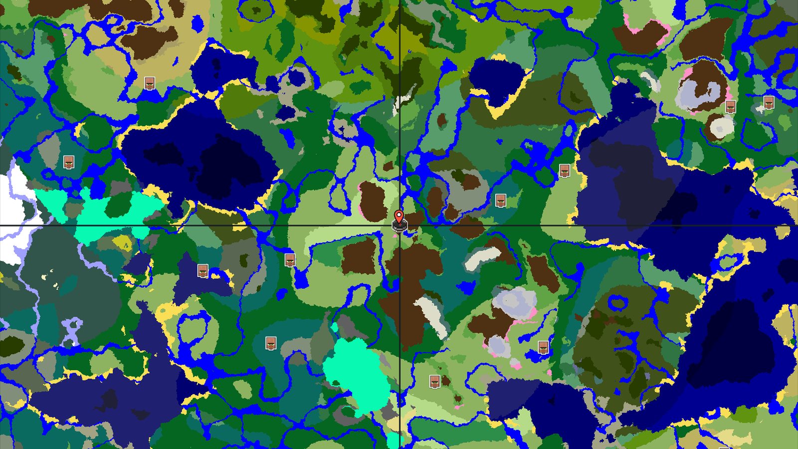 Spawn Near a Cherry Grove and River — Minecraft seed preview