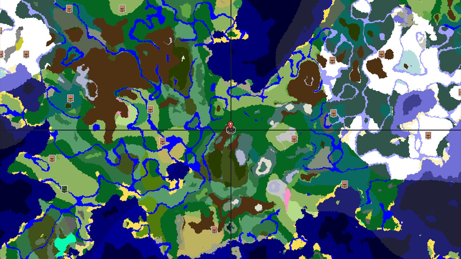 Ancient City Next to Snowy Mountains — Minecraft seed preview