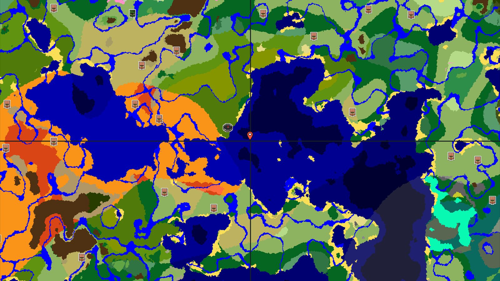 Jungle Spawn with Quick Access to Desert and Ocean — Minecraft seed preview