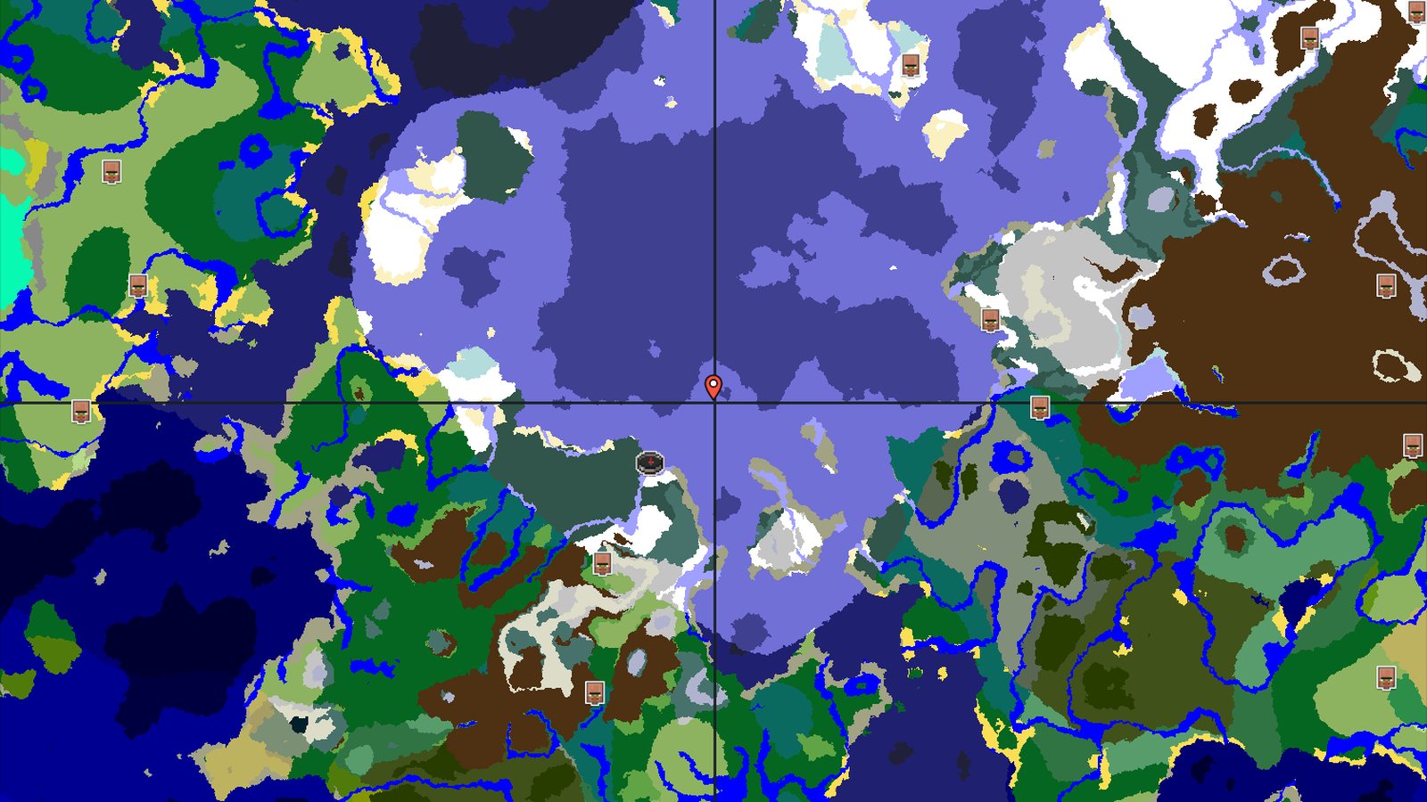 A Cold Start With Close Trials and Distant Ancient Cities — Minecraft seed preview