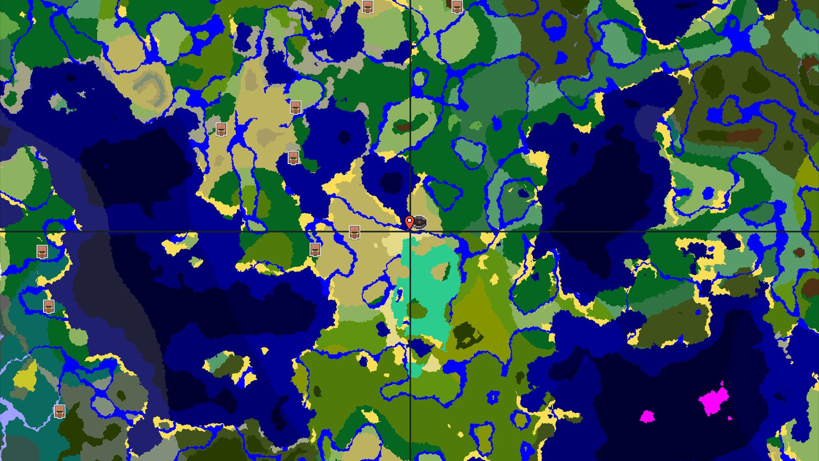 Mangrove Swamp near Savanna Spawn — Minecraft seed preview