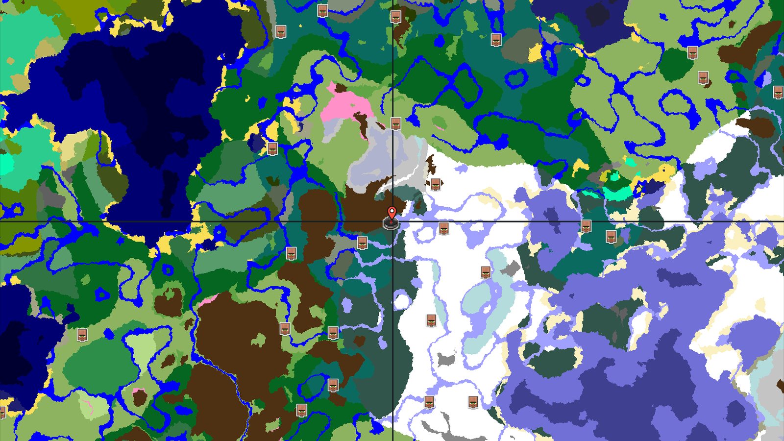 Frozen Peaks and Ancient City Near Spawn — Minecraft seed preview